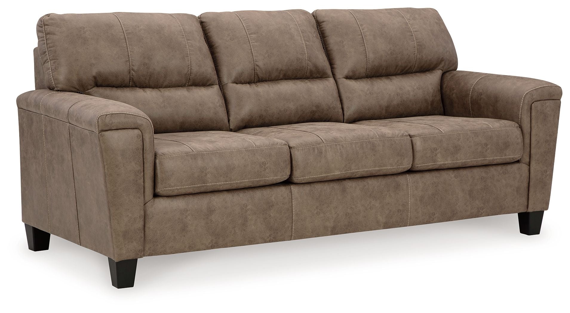 Navi - Juego de 3 piezas - Sofá, sofá de dos plazas, sillón reclinable mecedor - Fossil