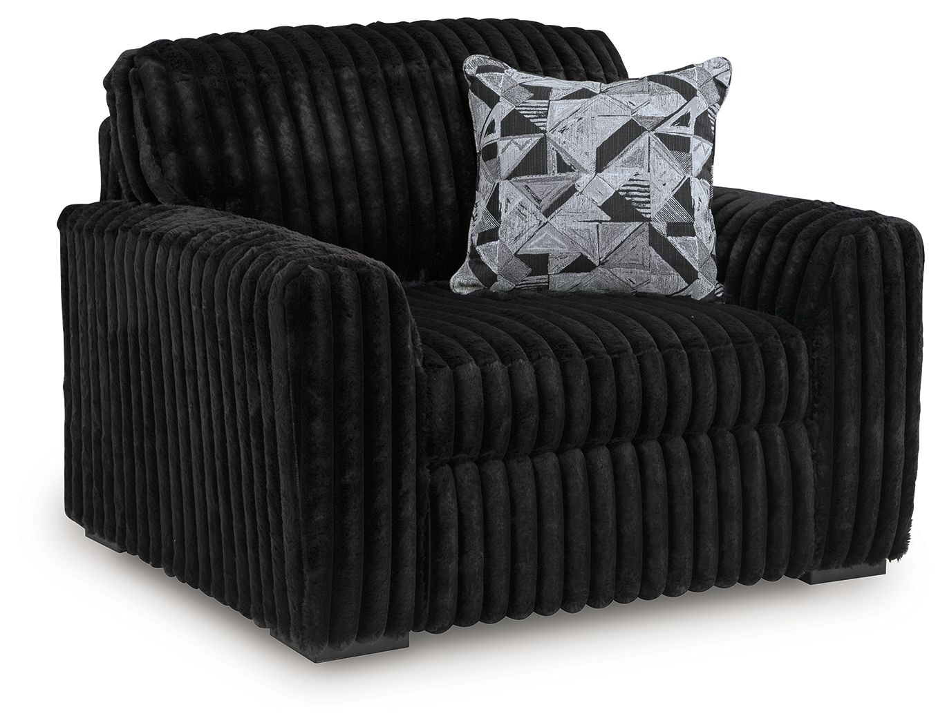 Midnight-Madness - Oversized Accent Ottoman – Furniture World NW