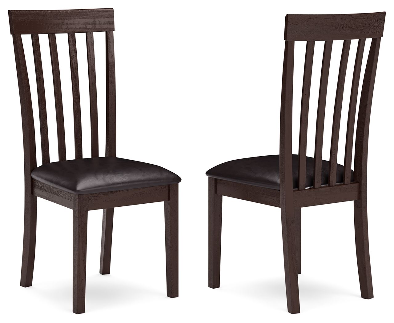 Hammis - Silla de comedor UPH (juego de 2) - Marrón oscuro