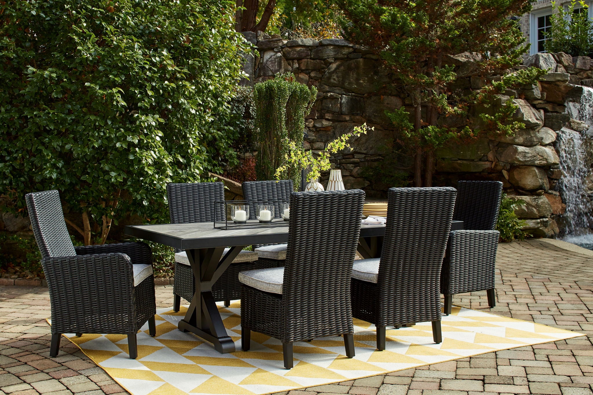 Beachcroft - Conjunto de comedor para exteriores