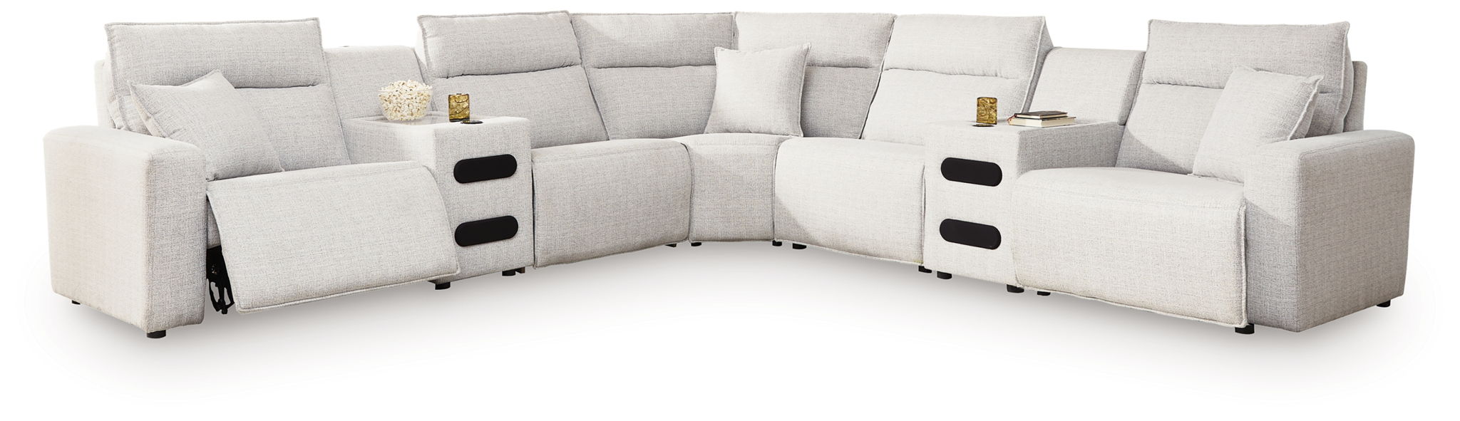 Modmax II - Reclining Sectional - Stone – Furniture World NW