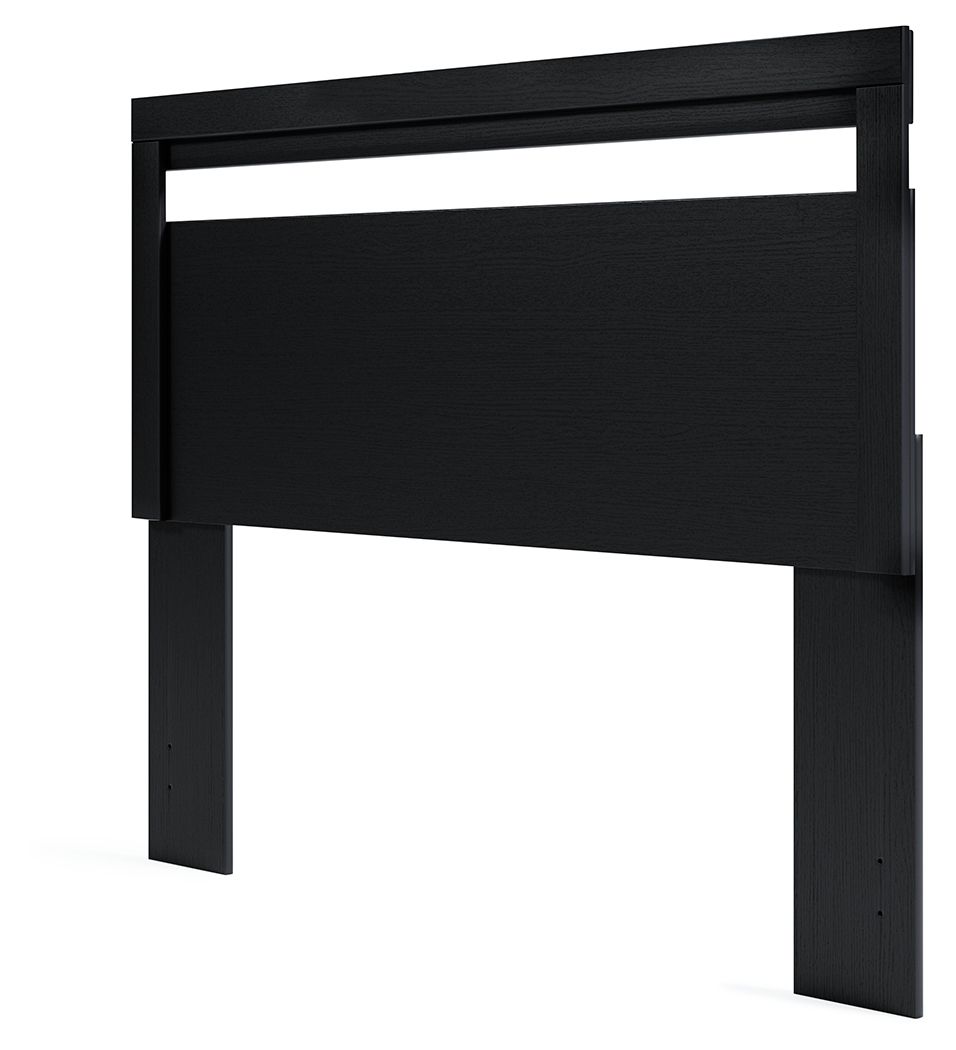 Finch - Cabecero de cama Queen - Negro