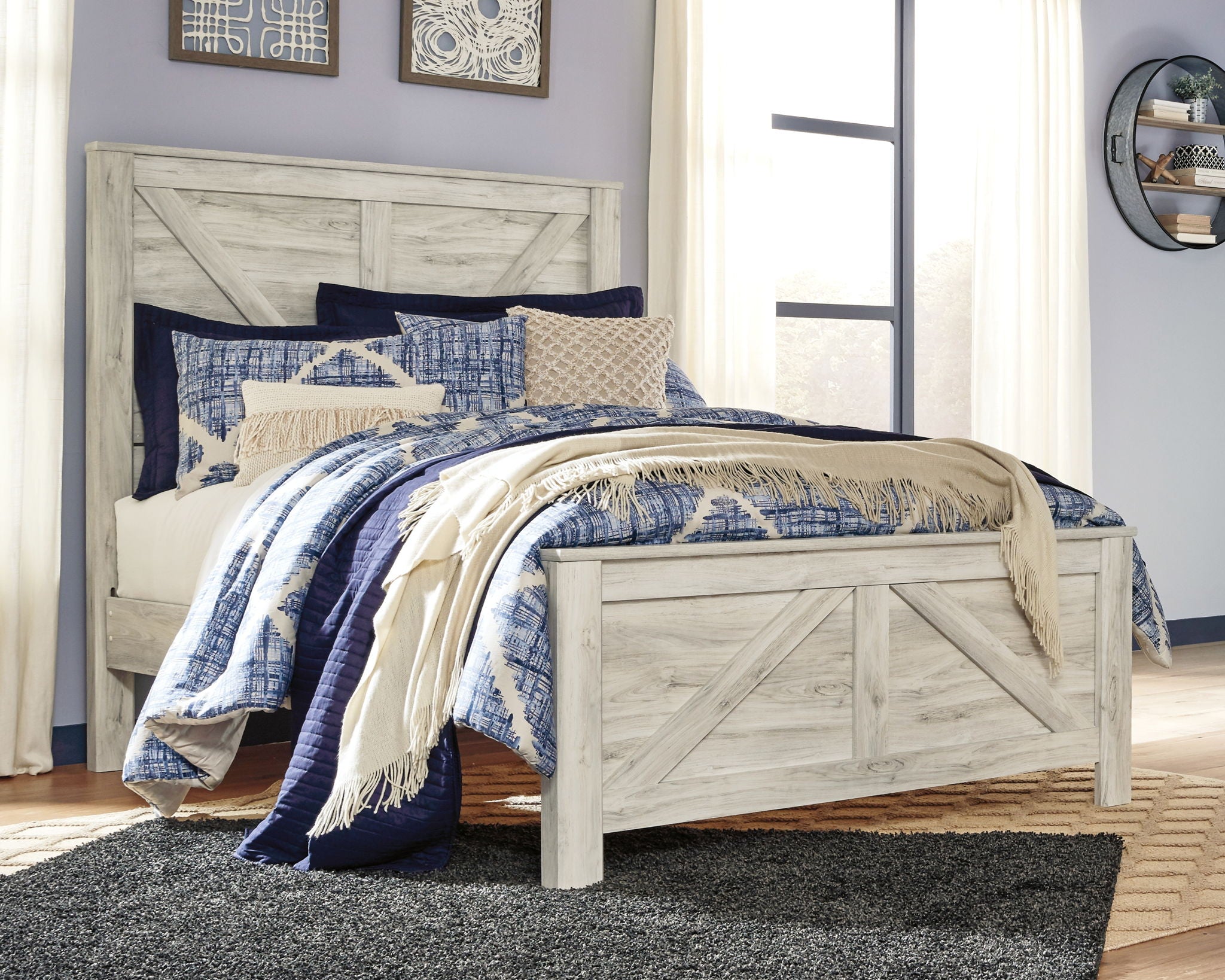 Bellaby - Cama con paneles Crossbuck